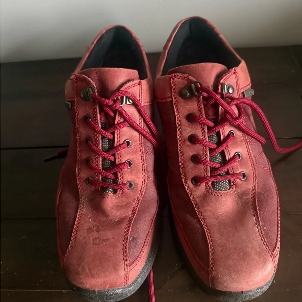Hotter Comfort Concept “Mist” Shoes – Red Leather – Women’s 10